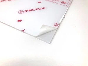 "Hoja de policarbonato transparente Lexan Makrolon 0,250"" - 1/4"" x 12"" x 24" - Imagen 1 de 4
