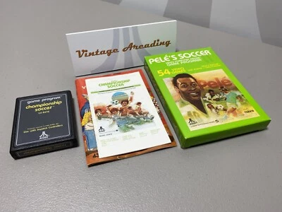 Pele's Championship Soccer (Atari 2600) CIB Complete in Box NICE!! NTSC - Image 1 of 4