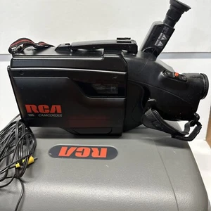 RCA CC509 VHS Video Recorder Handheld Camcorder & Case For Parts Not Tested - Picture 1 of 10