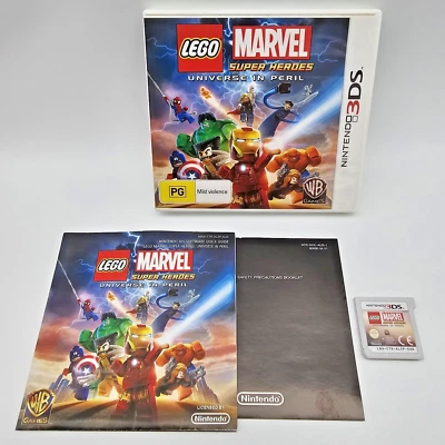 LEGO Marvel Super Heroes Universe in Peril  Aus Nintendo 3DS 2DS Game Complete - Image 1 of 4