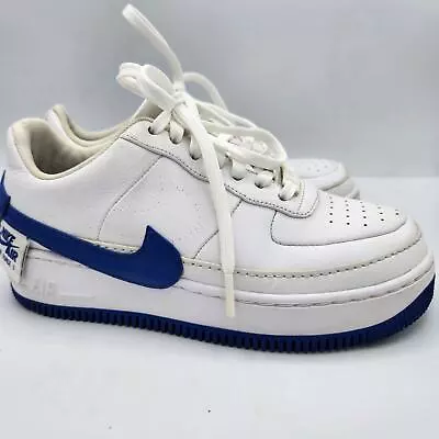 Nike Air Force 1 Jester XX Sneaker Women's Size 6.5 White Game Royal Blue - Image 1 of 4