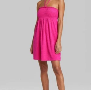 Wild Fable Pink Sleeveless Terry Convertible Dress/Skirt /Beach - XS - Picture 1 of 3