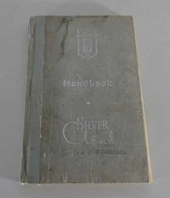 Armatoriale Manuale Rolls Royce Argento Cloud I Anno Di Contruction 1955 - 1959 - Immagine 1 di 2