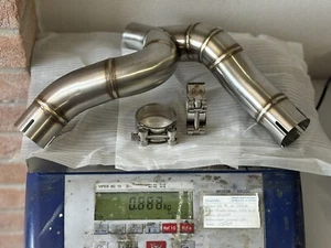 DECATALIZZATORE 2 IN 1 ACCIAIO INOX - DUCATI DESERT X 2022-2024 (Decat / Dekat) - Foto 1 di 5
