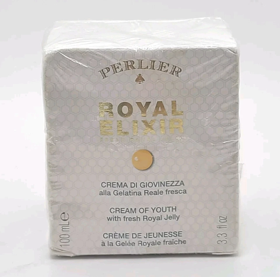 Perlier Royal Elixir Cream Of Youth For Face w/ Fresh Royal Jelly 3.3oz JUMBO