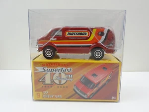 2009 Matchbox Superfast 40th Anniversary #9 ‘77 Chevy Van (Red) - Picture 1 of 6