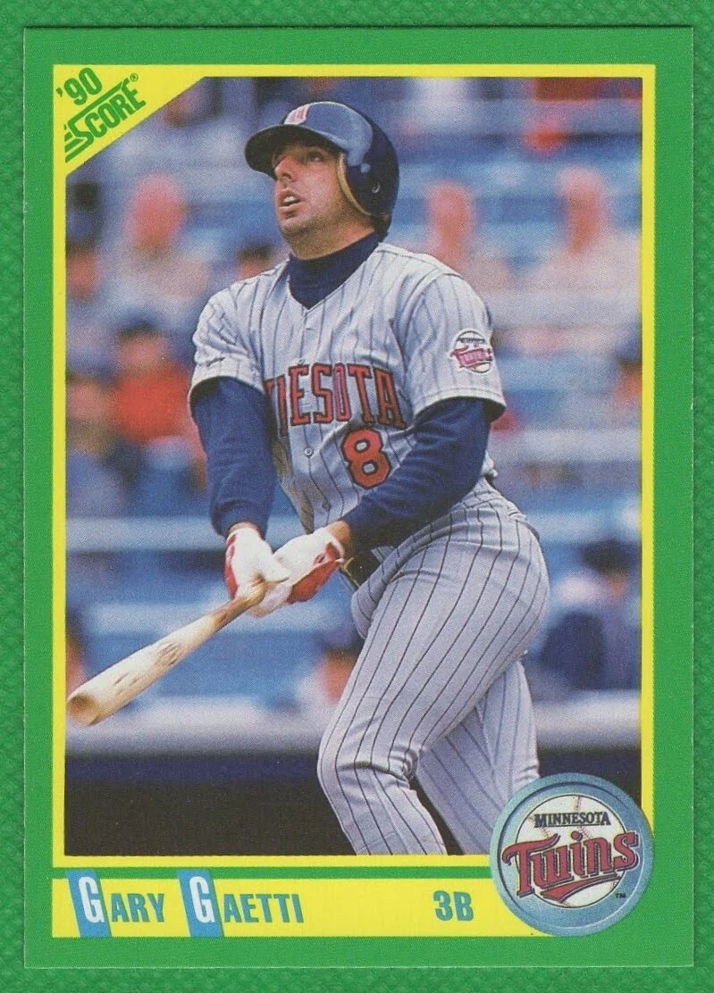 Gary Gaetti - 1990 Score #145 - Minnesota Twins Baseball Card