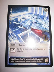 STAR WARS CCG JEDI KNIGHTS CARD MINT/N-MINT RARE YOU CAME IN THAT 77 R 1ST DAY - Bild 1 von 2