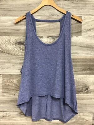 Майка Lululemon Inted Tank Top Relaxed Fit размер 10 темно-синяя кобальтовая HDCT 40224 - Изображение 1 из 4