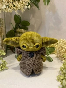 Master Yoda, handmade knitted toy souvenir - Picture 1 of 8