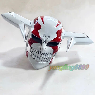 1:1 Anime BLEACH Cosplay Kurosaki Ichigo Complete Hollow Form Helmet FRP Mask  - Image 1 of 4