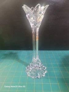 Lenox LANGER STIEL KRISTALL KONISCHER KERZENHALTER 9" MAKELLOS PERFEKTER ZUSTAND - Bild 1 von 9