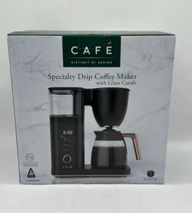 CAFE Specialty Drip Coffee Maker with Glass Carafe Matte Black: GE Appliances, - Picture 1 of 2