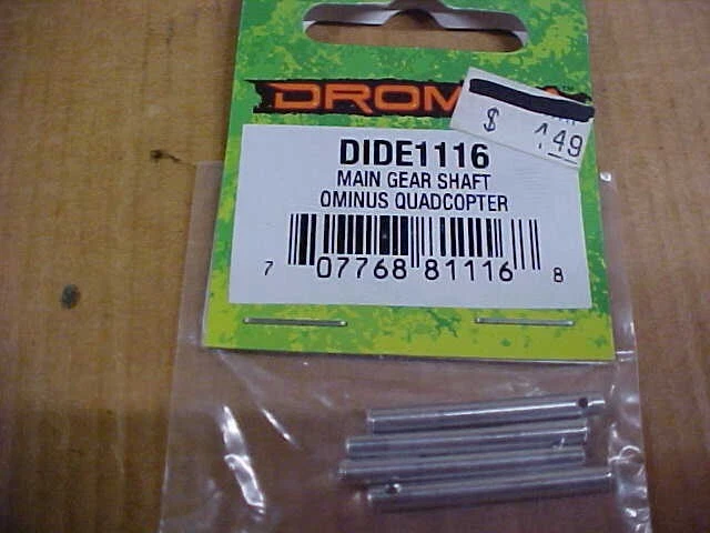 DROMIDA DIDE1116 = MAIN GEAR SHAFT SET = OMINUS QUADCOPTER (NEW) - Image 1 of 1