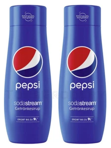 2 x SODASTREAM PEPSI Flavor Syrup Concentrate 440ml 14.8fl. oz. - Picture 1 of 4