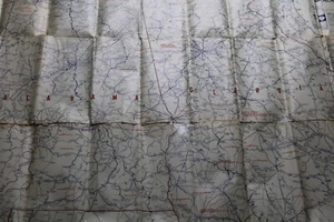 c1923 AUTO TRAILS MAP OF ALABAMA & GEORGIA - Picture 1 of 4