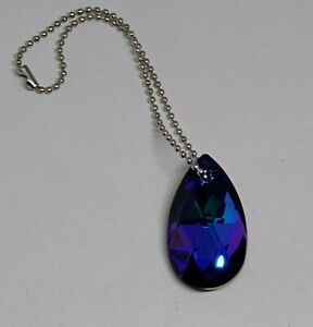 Swarovski Crystal Heliotrope 28mm Pear 6106 Suncatcher/ Ornament/ Prism; Purple