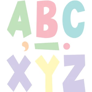Teacher Created Resources Pastel Pop 7" Fun Font Letters, Pack of 120 - Picture 1 of 1