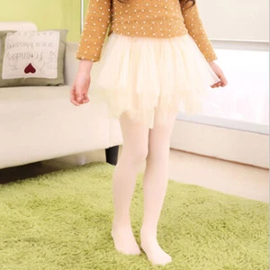 Baby Kid Girl Child Velvet Solid Pantyhose Autumn Winter Dancing Tights Age 1-13 - Picture 1 of 18