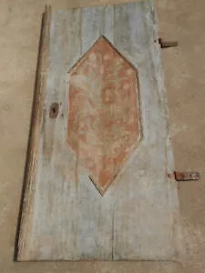 alte antike HOLZTÜR Anno "1815" 137 x 65 cm Holz Eisenbeschläge - Bild 1 von 4