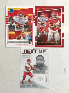 CLYDE EDWARDS-HELAIRE LOT OF 3 2020 Donruss RC + Gridiron Kings RC + Playbook RC - Picture 1 of 4