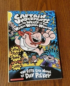 Captain Underpants Wrath of the Wicked Wedgie Woman The Fifth Epic Book - Picture 1 of 2