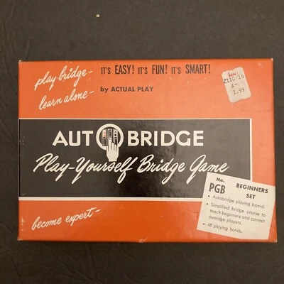 AUTOBRIDGE Beginner's Set: PGB, Playing Board, 48 Playing Hands, C. H. Goren,  - Image 1 of 4