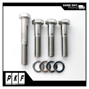 Short Water Pump Stainless Hex Bolt For Small Block Chevy SBC BBC 350 396 454 - Foto 1 di 1