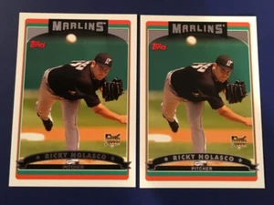 2006 Topps # 644 RICKY NOLASCO Rookie Lot 2 Marlins Nice Look! - Picture 1 of 1