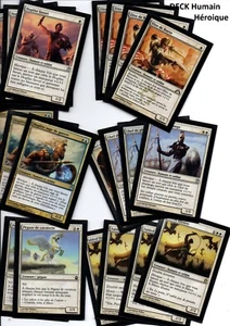 MRM DECK AZORIUS Humain H�roique Budget ! Marqueur +1/+1 MTG Magic the Gathering - Picture 1 of 3