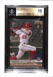 YOU PICK 2018 TOPPS NOW MLB RC #775 JUAN SOTO ROOKIE BGS 9, 9.5, 10 - Foto 1 di 13