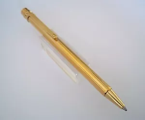 STYLO BILLE DE PRESTIGE CARTIER MODELE SANTOS EN PLAQUE OR M54 - Picture 1 of 10