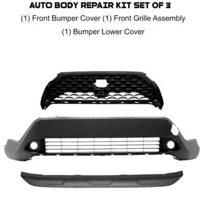 Front Bumper Cover And Fog Light Assembly For 2022-2023 Toyota Corolla Cross - Image 1 of 4