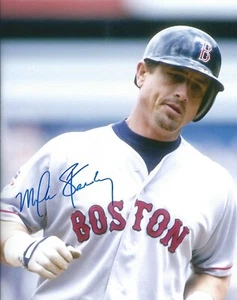 Signed 8x10 MIKE STANLEY Boston Red Sox Autographed photo - COA - Picture 1 of 1