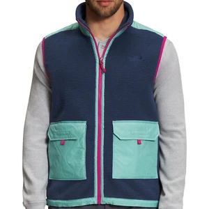 The North Face Royal Arch gilet in pile da uomo con zip intera (2XLarge, Summit Navy) $149 - Foto 1 di 3