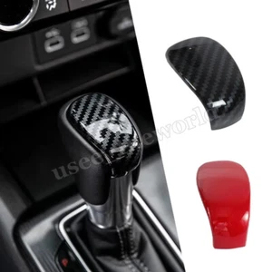 For Honda Civic 11th Gen 2022 2023 2024 2025 Gear Shift Knob Cover Carbon Fiber - Picture 1 of 10