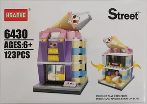 Mini Street View Building Block Toy Ice Cream Shop - 123pcs - Picture 1 of 2