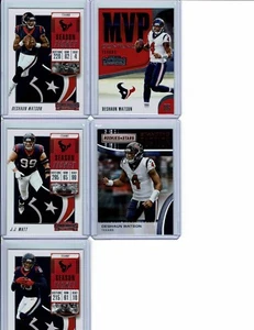 2018 Contenders Football Houston Texans (3) Cards + Deshaun Watson MVP +More+ - Bild 1 von 1