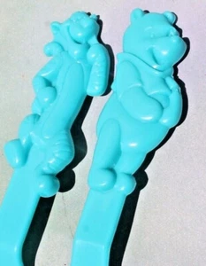 Winnie the Pooh & Tigger Plastic Ware Spoon & Fork Disney Wilton, Lot of 2 - Picture 1 of 5