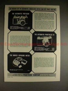 1954 Automatic Pentacon & Praktiflex FX Camera Ad, See! - Picture 1 of 1