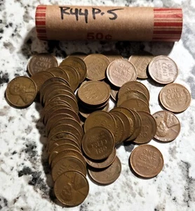 1 Rolle 1944 P U.S. Lincoln Wheat Pennies R44P-5 - Bild 1 von 2