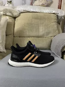 Adidas UltraBoost 1.0 Adicolor Black Running Shoes BNWOB Size 8.5uk Men’s Sample - Picture 1 of 17