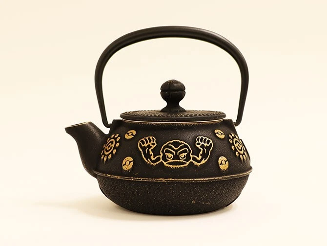 Tetera Pokemon Geodude Dorado Negro Nambu Tekki Ironware Limited Geodude Japón Foto 1 de 4