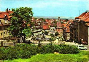 Postcard: View of Water Fountain and Town Hall, 1975 - Gotha, Thuringia, Germany - Picture 1 of 2