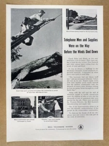 1955 Bell Telephone System Hurricanes Carol Edna & Hazel vintage print Ad - Picture 1 of 1