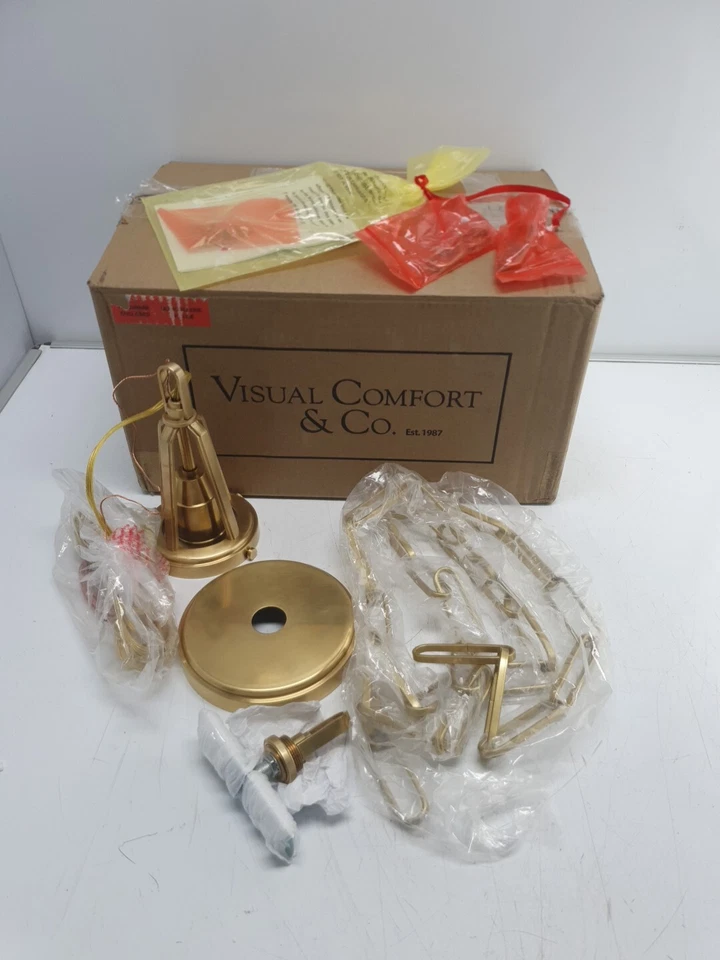 Visual Comfort CHC 5461AB Layton 14" Colgante Interior Falta el Sábalo en forma de campana Foto 1 de 4