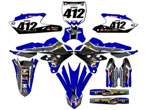 2014-2017 fits CYCRA POWERFLOW YZ 450 F PODIUM Blue Senge Graphics Kit Compat... - Picture 1 of 10