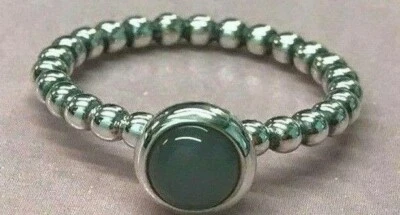 PANDORA | GREY MOONSTONE BUBBLE RING ✪NEW✪ 190157MSG RETIRED RARE 925 ALE GRAY - Image 1 of 4