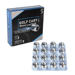 16 x 12mm-1.25 Golf Cart Wheel Lug Nuts METRIC - Yamaha - Picture 1 of 6