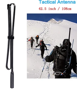Bingfu Dual Band VHF UHF 136-520MHz 42,5 cala Składany CS Taktyczny SMA Żeński Ha - Zdjęcie 1 z 14